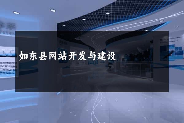 如东县网站开发与建设