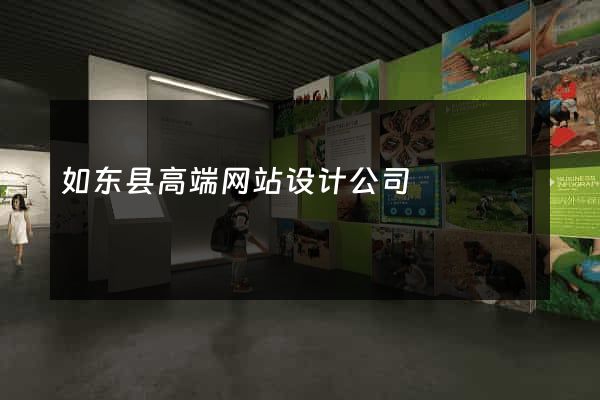 如东县高端网站设计公司