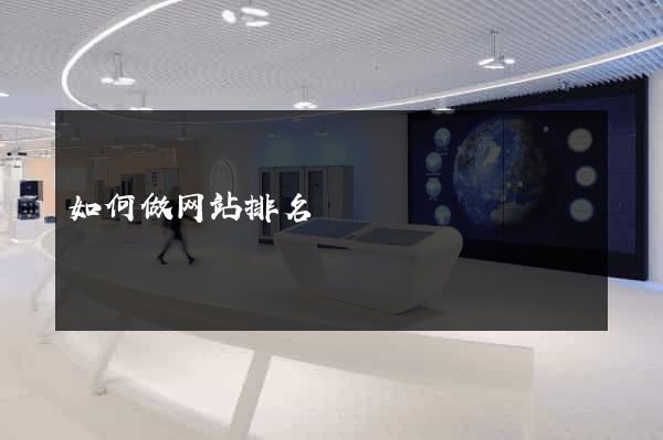 如何做网站排名