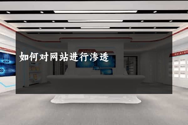 如何对网站进行渗透