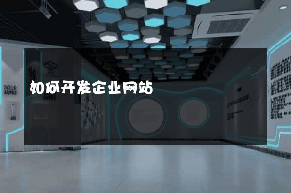 如何开发企业网站