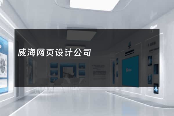 威海网页设计公司