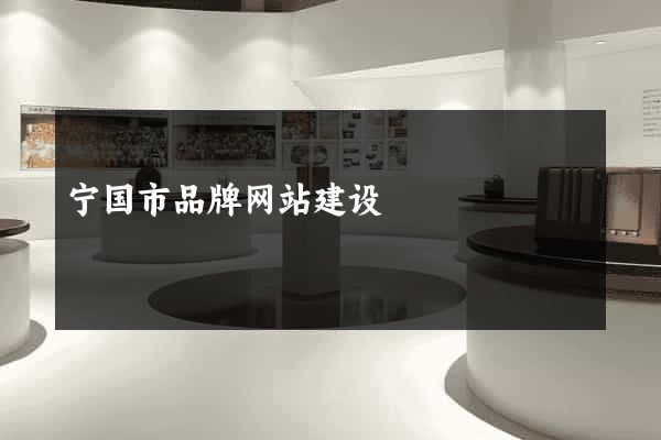 宁国市品牌网站建设