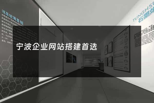 宁波企业网站搭建首选