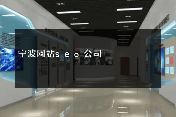 宁波网站seo公司