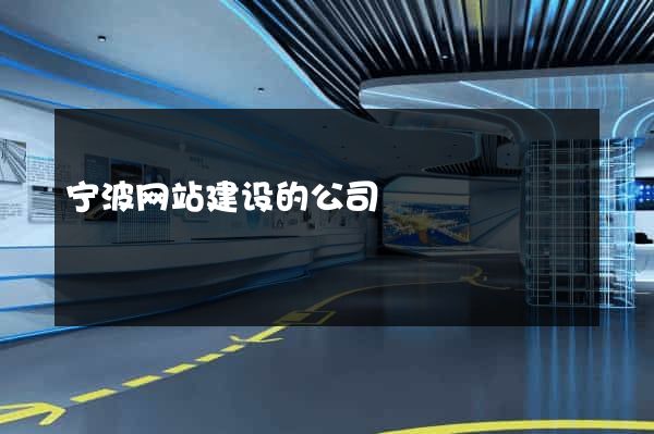 宁波网站建设的公司