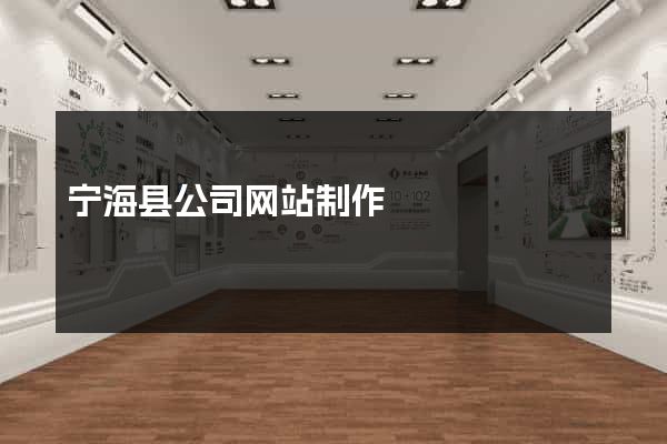 宁海县公司网站制作