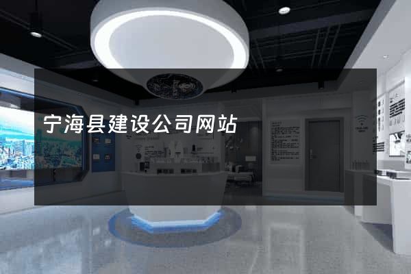 宁海县建设公司网站
