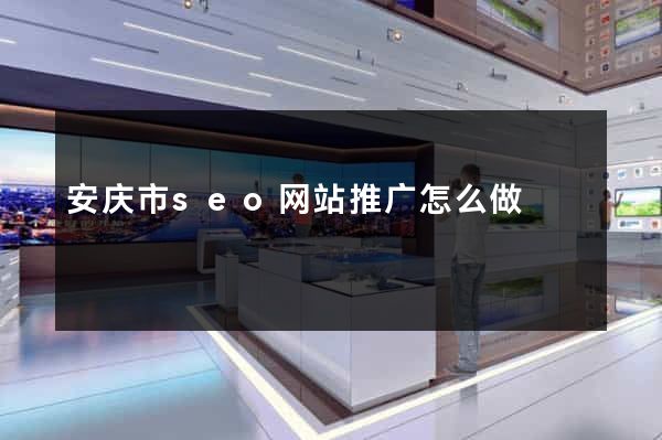 安庆市seo网站推广怎么做