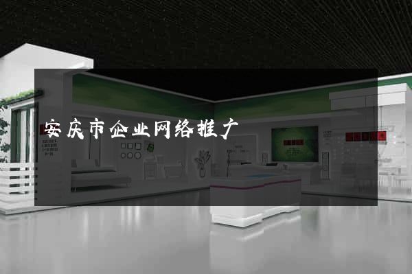 安庆市企业网络推广