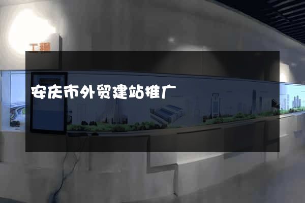 安庆市外贸建站推广