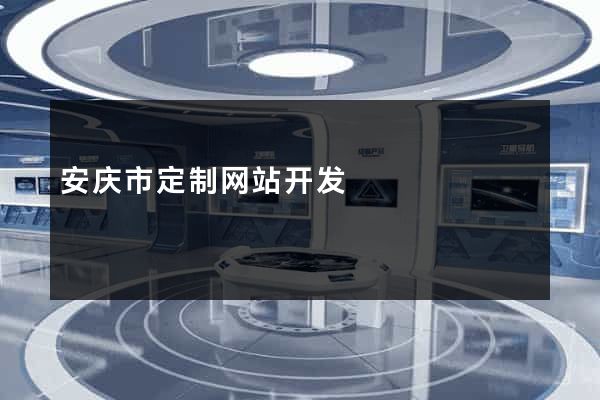安庆市定制网站开发