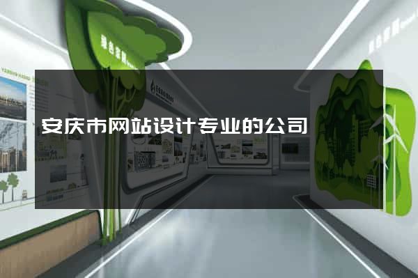 安庆市网站设计专业的公司