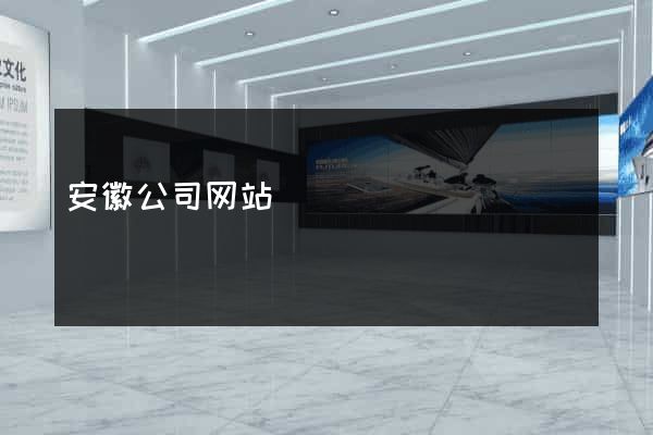 安徽公司网站