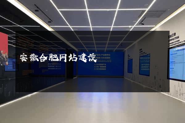 安徽合肥网站建设