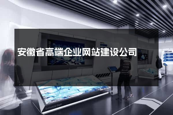 安徽省高端企业网站建设公司