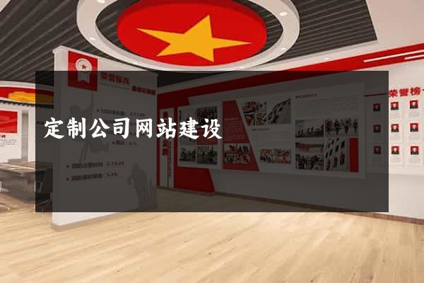 定制公司网站建设