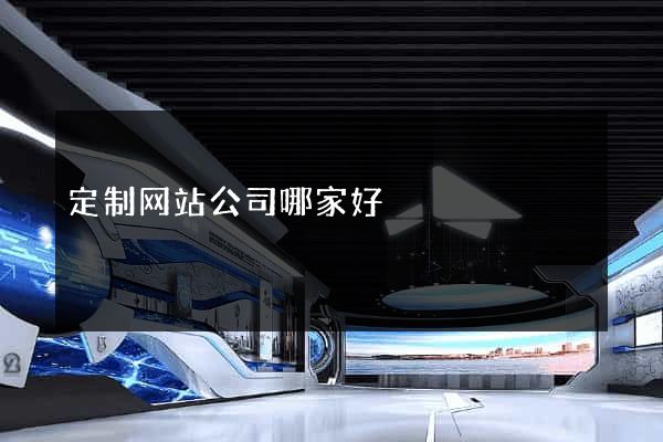 定制网站公司哪家好