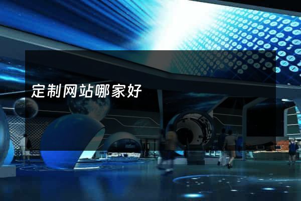 定制网站哪家好