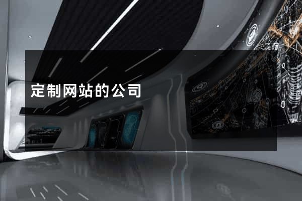 定制网站的公司