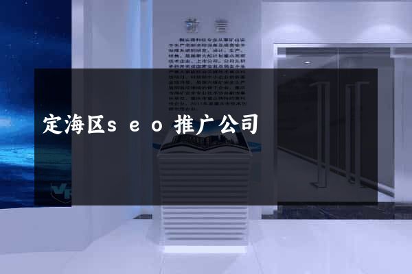 定海区seo推广公司