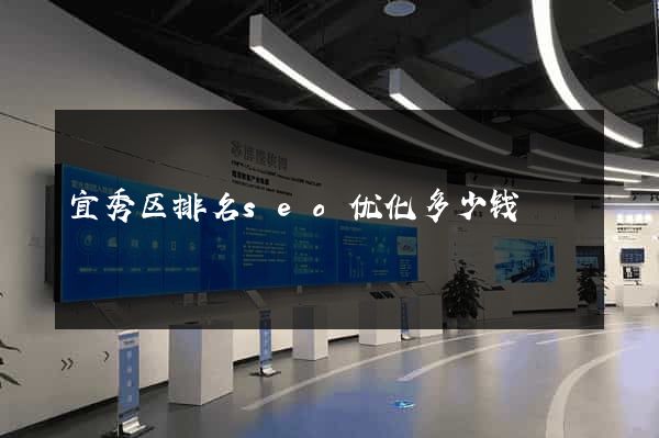 宜秀区排名seo优化多少钱