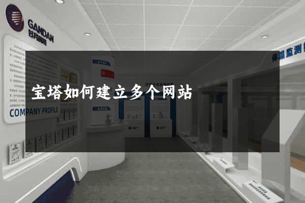 宝塔如何建立多个网站