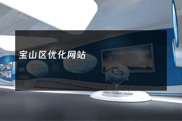 宝山区优化网站
