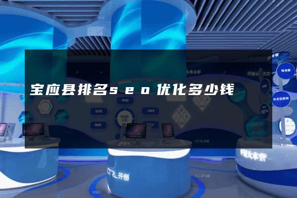 宝应县排名seo优化多少钱