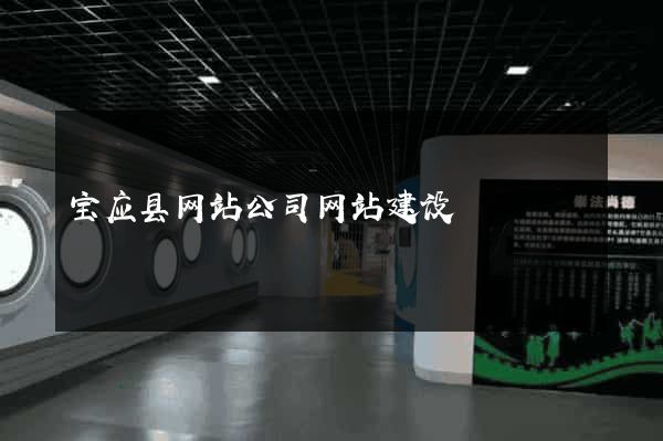 宝应县网站公司网站建设
