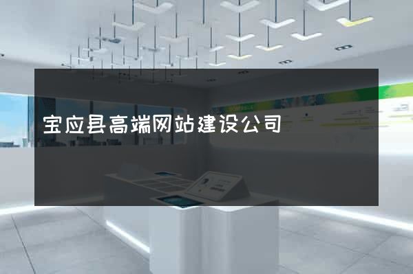 宝应县高端网站建设公司