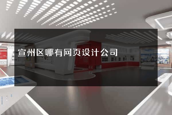 宣州区哪有网页设计公司