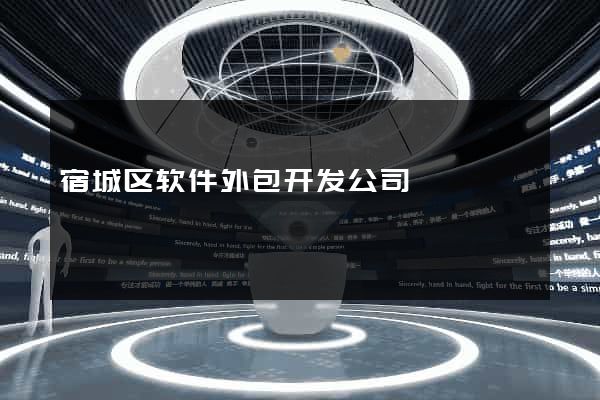 宿城区软件外包开发公司