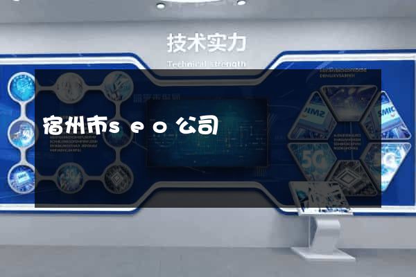 宿州市seo公司