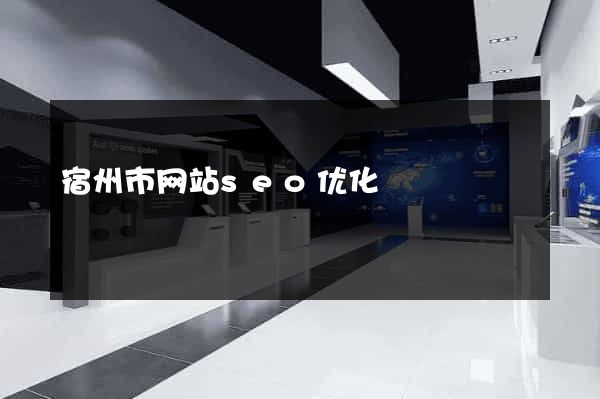 宿州市网站seo优化