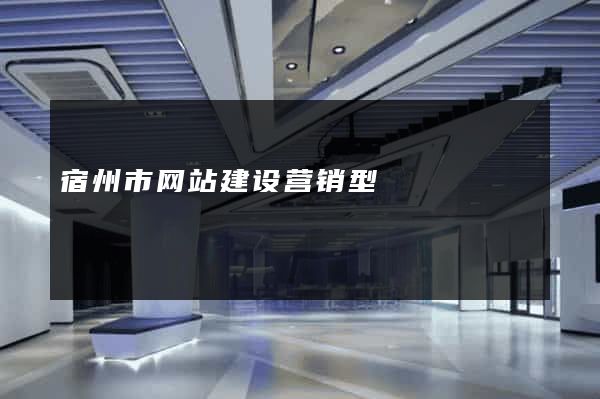 宿州市网站建设营销型
