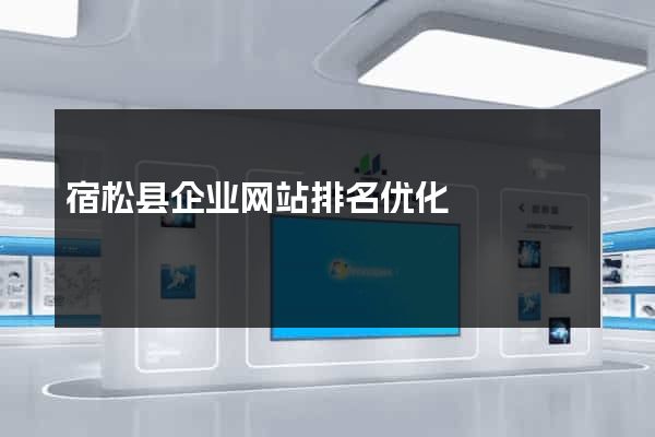 宿松县企业网站排名优化