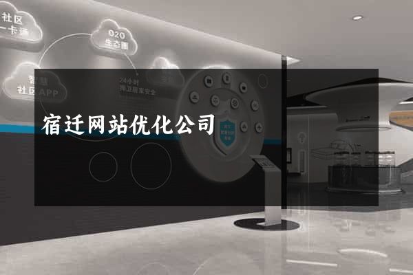 宿迁网站优化公司