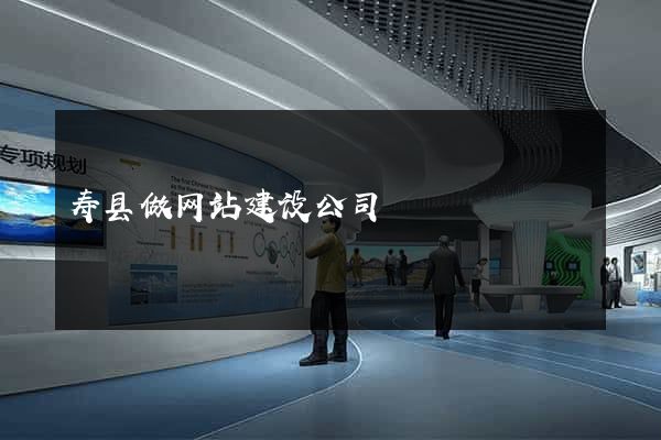 寿县做网站建设公司