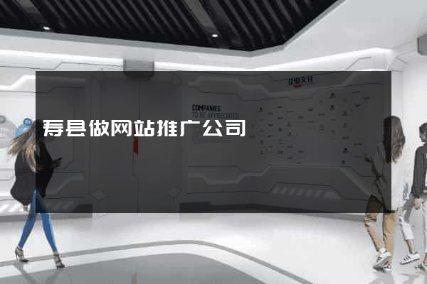 寿县做网站推广公司