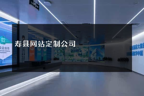 寿县网站定制公司