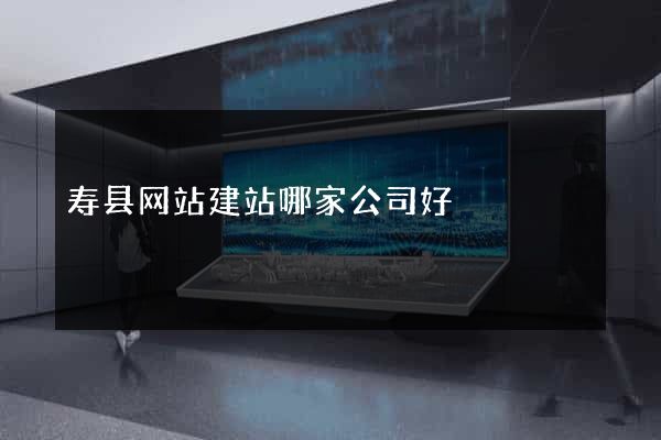 寿县网站建站哪家公司好