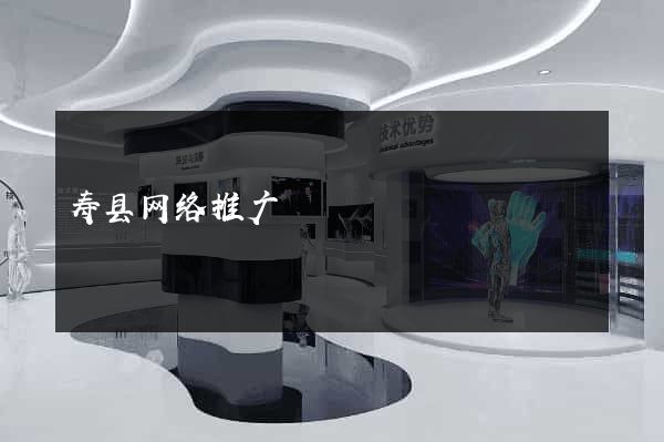 寿县网络推广