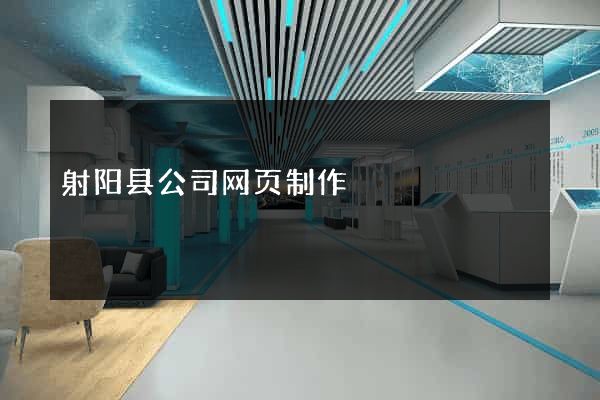 射阳县公司网页制作