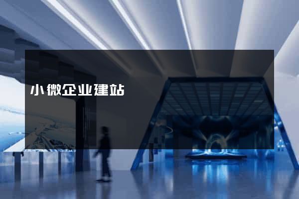 小微企业建站