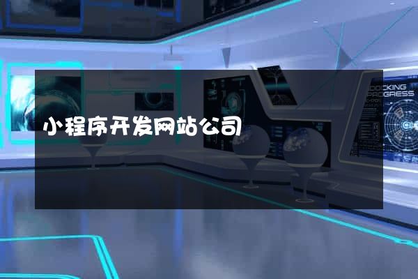 小程序开发网站公司