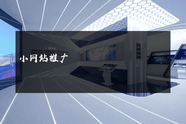 小网站推广