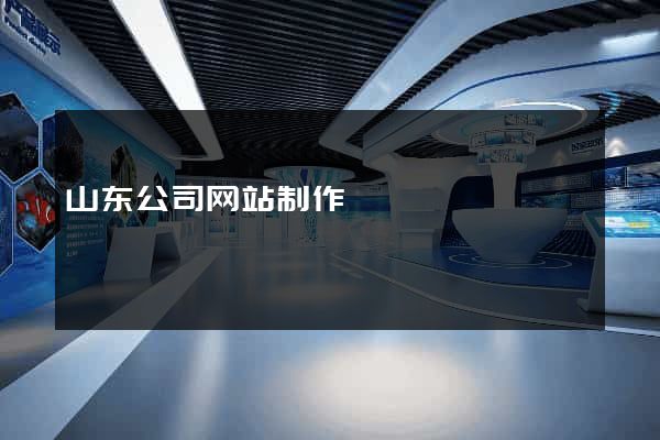山东公司网站制作