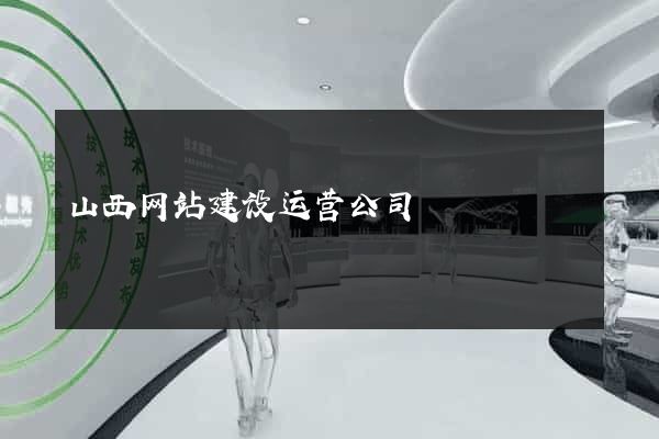 山西网站建设运营公司
