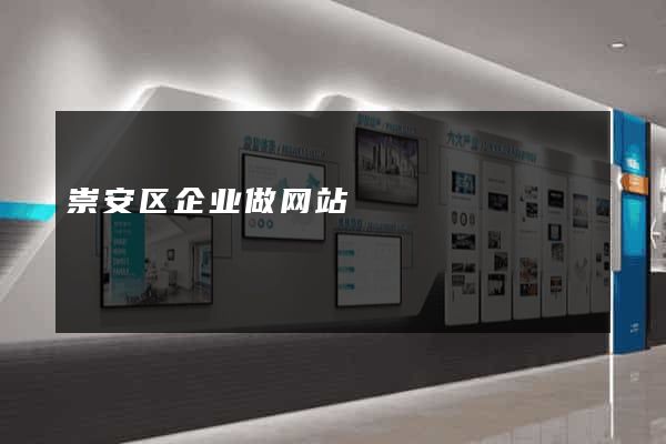 崇安区企业做网站